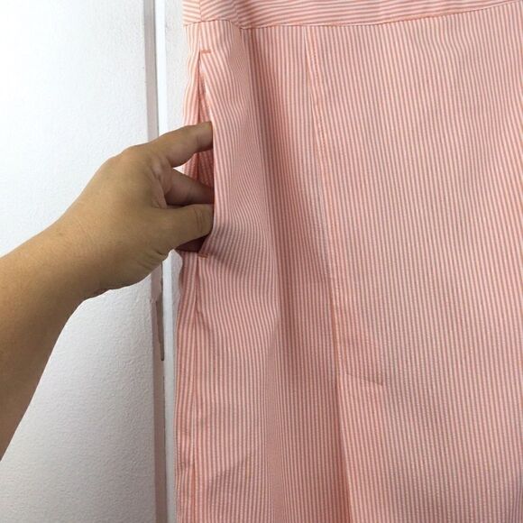 EP‎ Pro Golf Skort Orange & White Striped Seersucker Golf Short, Size - 6 - Picture 8 of 11
